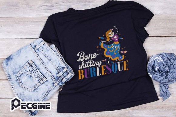 Bone-chilling Burlesque: Graphics for Crafts & Themed Branding