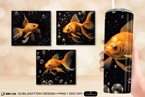 Gold Fish Tumbler Wrap: A Graphics & Crafts Review