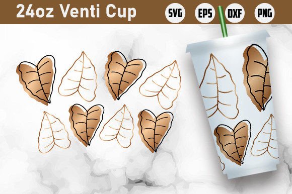 Leaf, 4th July Cup Wrap Design Review
