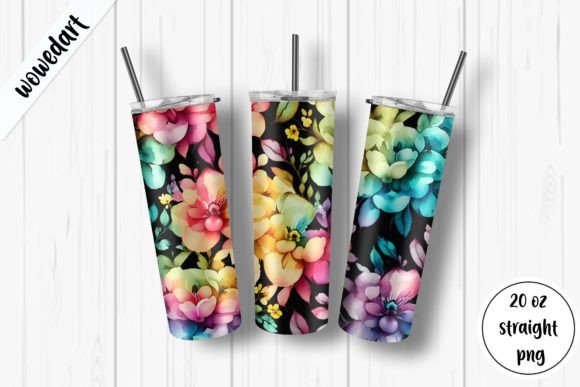 Multi Roses 20oz Skinny Tumbler Wrap: Designer Review