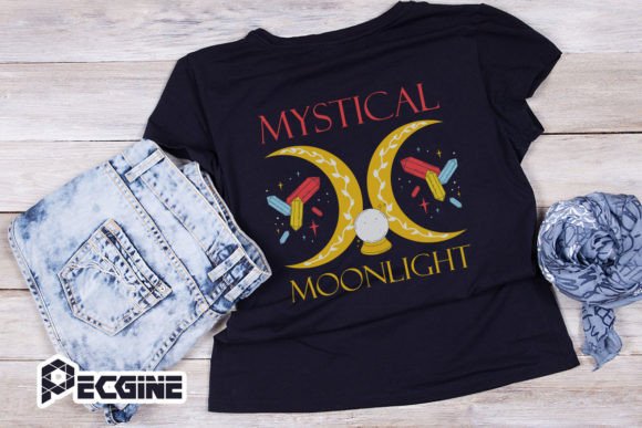 Mystical Moonlight Graphics for Crafts
