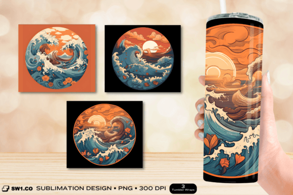 Painting Ocean Tumbler Wrap Sublimation: A Designer's Review