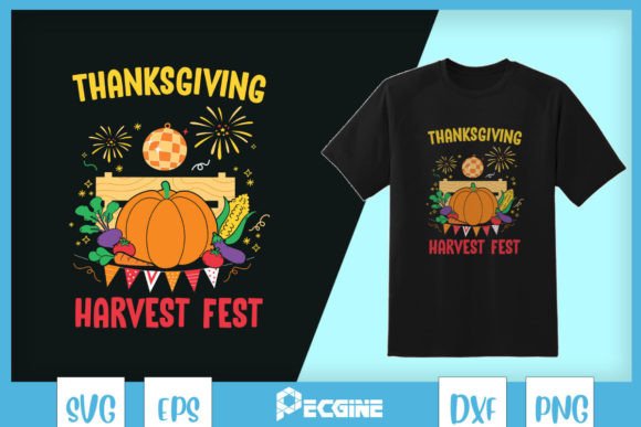 Thanksgiving Harvest Fest Graphics for Crafts