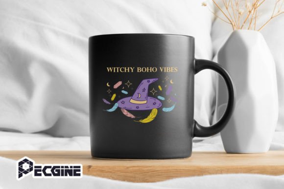 Witchy Boho Vibes Graphics for Crafts
